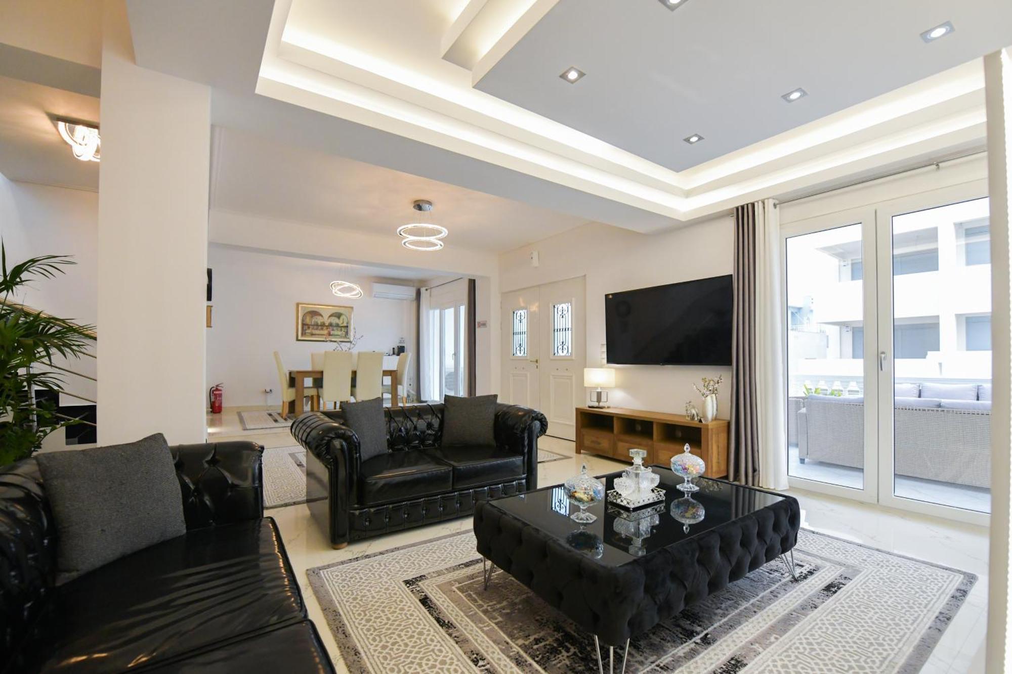 Beach Blue Villa Corinth المظهر الخارجي الصورة