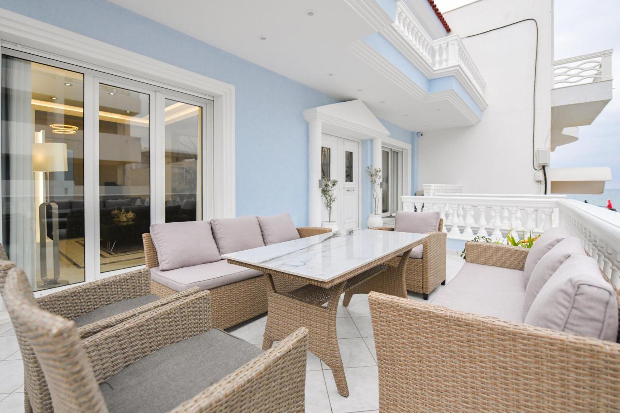 Beach Blue Villa Corinth المظهر الخارجي الصورة