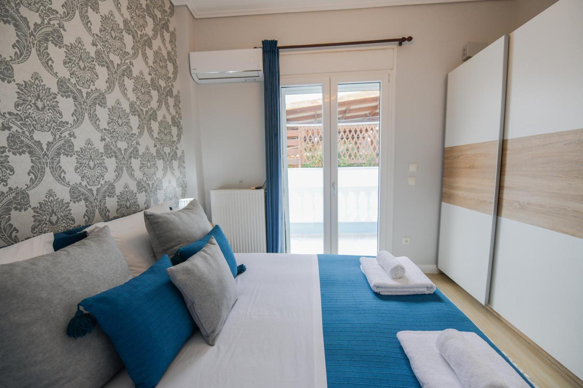 Beach Blue Villa Corinth المظهر الخارجي الصورة