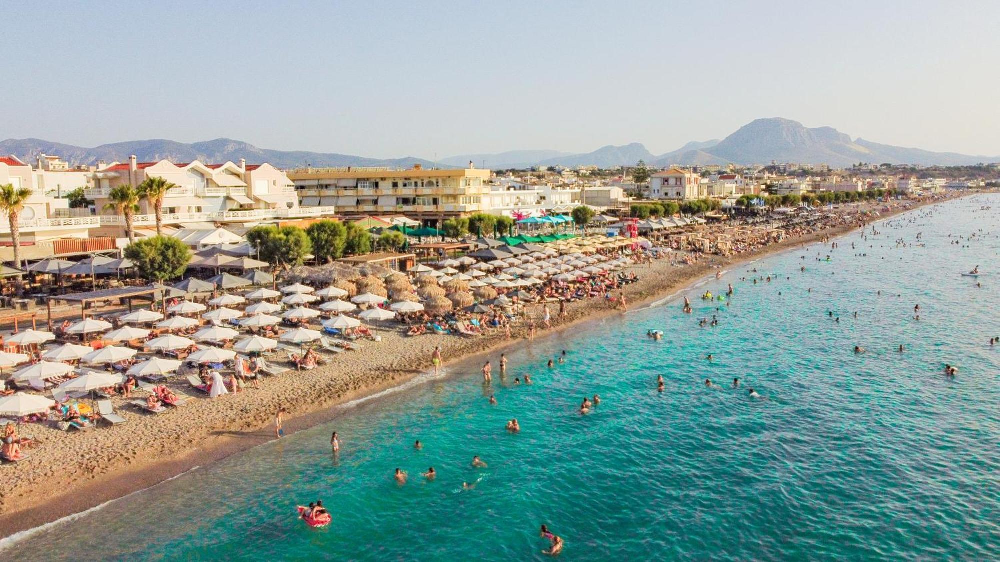 Beach Blue Villa Corinth المظهر الخارجي الصورة