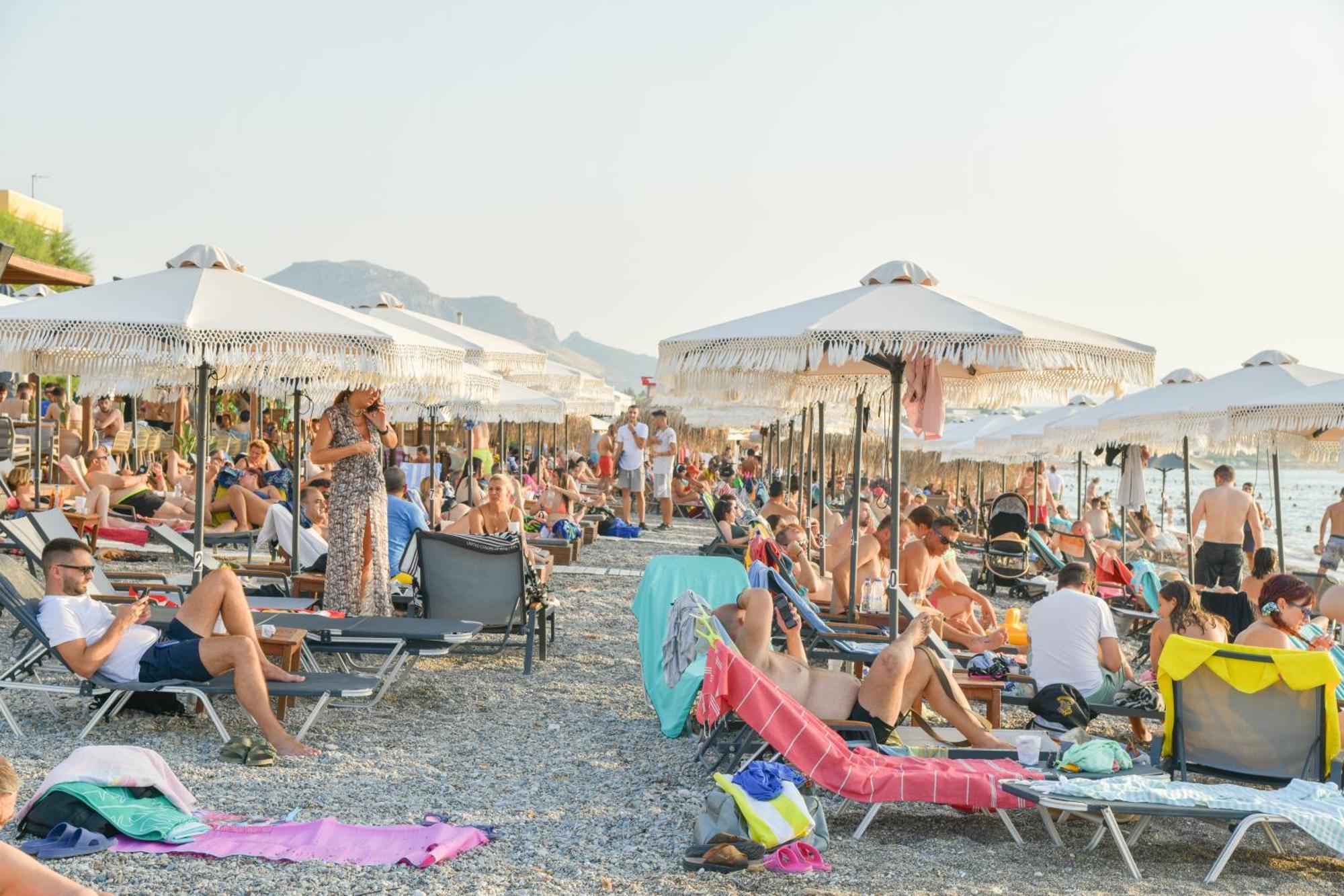 Beach Blue Villa Corinth المظهر الخارجي الصورة