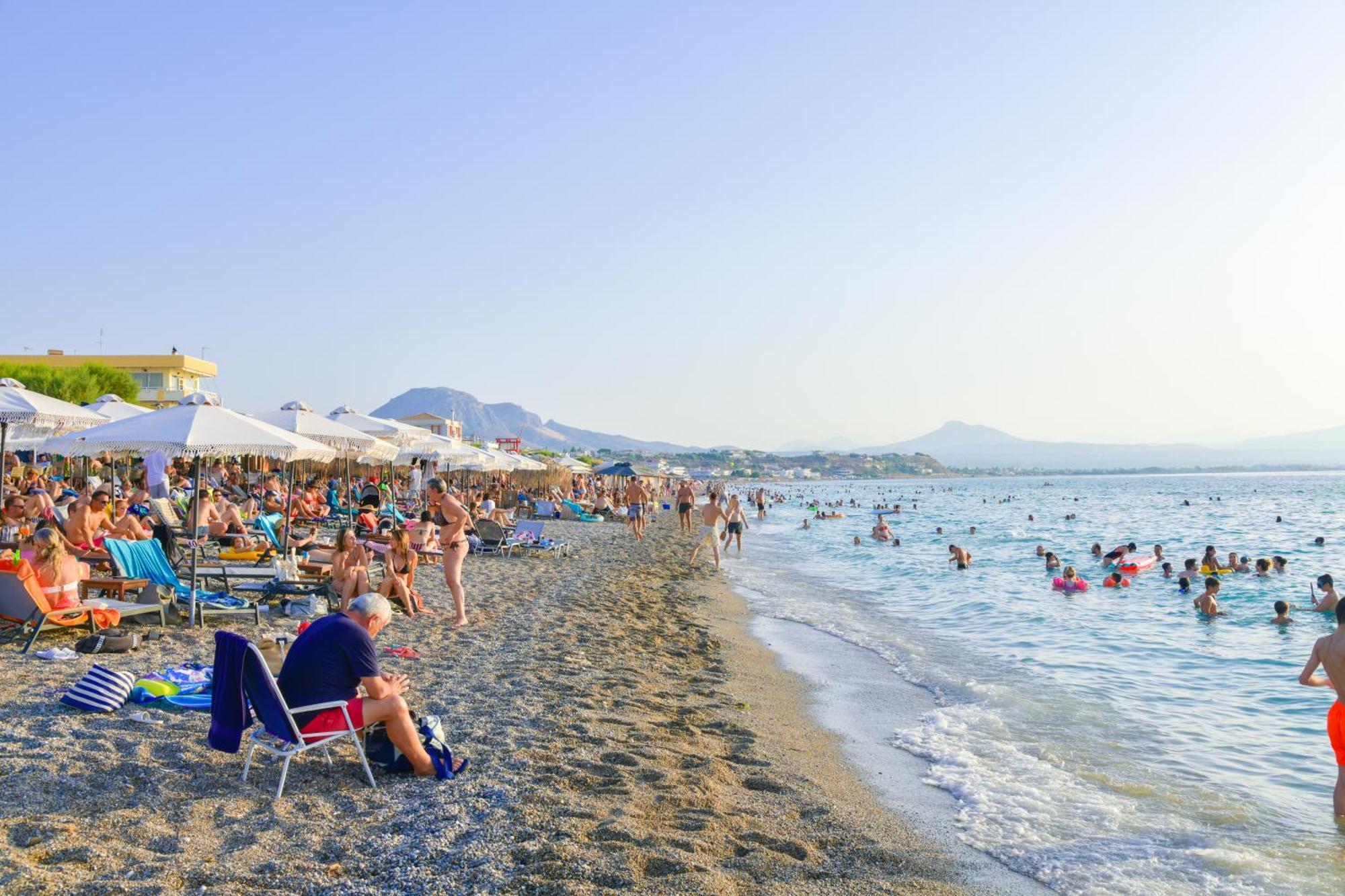 Beach Blue Villa Corinth المظهر الخارجي الصورة